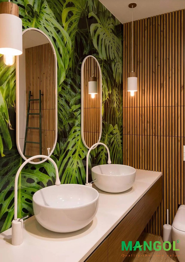 13 mẫu gương phòng tắm đẹp cao cấp 2020 - Mangol.vn