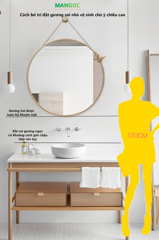 Kích thước gương nhà vệ sinh cũng là yếu tố quan trọng để mang đến cho phòng tắm của bạn sự hoàn hảo và đẳng cấp. Năm 2024, nhiều loại kích thước gương với thiết kế đẹp mắt, phù hợp với mọi không gian nhà vệ sinh sẽ được cập nhật và phổ biến rộng rãi. Hãy cùng khám phá hình ảnh về kích thước gương nhà vệ sinh để tạo ra một không gian sống hoàn hảo và thư giãn cho chính mình.